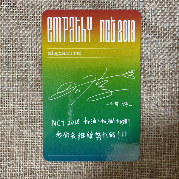 NCT 2018 RENJUN [EMPATHY] Official Photocard, Dream Ver, 1st Album / New / Gift