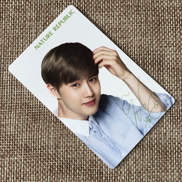 EXO SUHO [Nature Republic] Official Limited Photocard, EXO-K / New, Rare / Gift