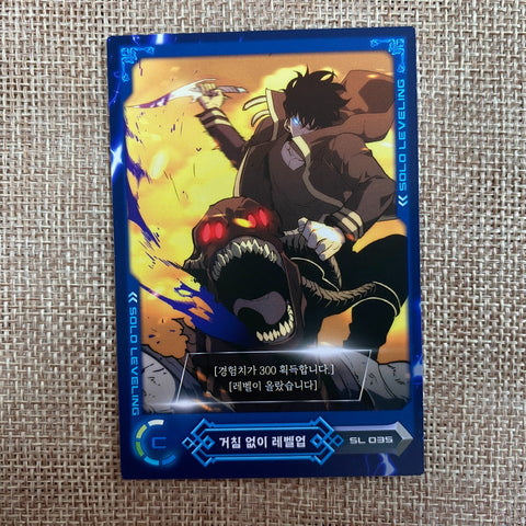 Solo Leveling SL 035 C Card | Korean Webtoon | Official D&C Media | New, +Gift
