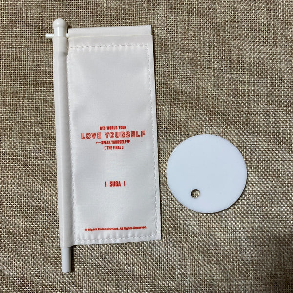 BTS SUGA [Speak Yourself World Tour Concert] Official Mini Flag W/O Case / Gift