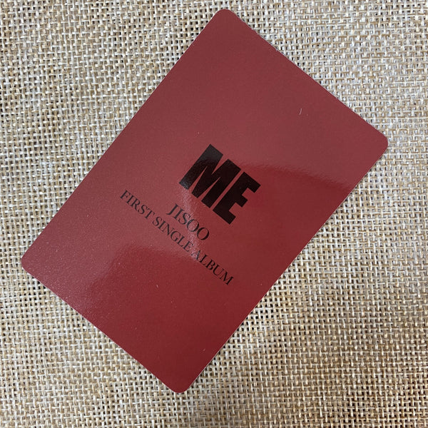 BLACKPINK JISOO #1 [ME Flower] Official Photocard, Weverse Shop / New, Rare /+G
