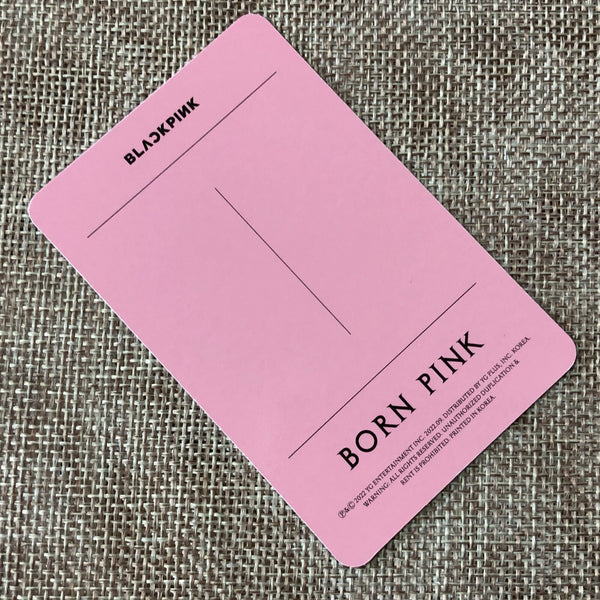 BLACKPINK JENNIE [ Born Pink ] Official Photocard, Box Set Ver / New / Gift