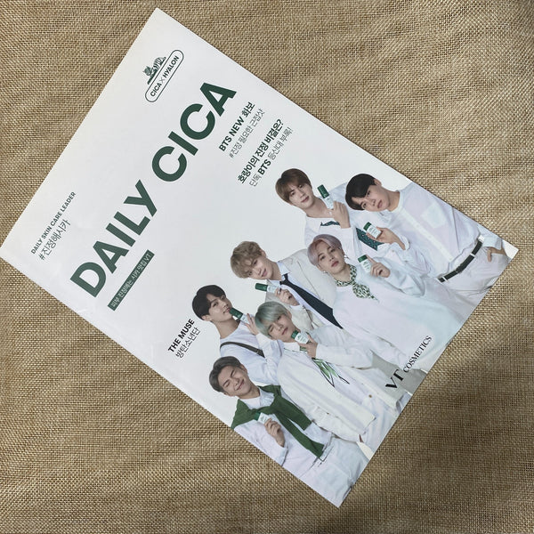 BTS All Member [VT Cosmetics Daily CICA] Official Catalogue Brochure / Gift