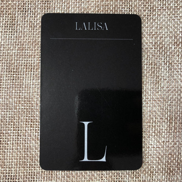BLACKPINK LISA #4 [LALISA] Official Photocard, 1st Single Black Ver / New / Gift