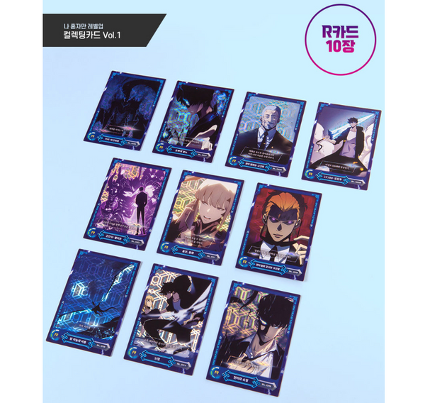 Solo Leveling Official Korean Webtoon Set / SL Vol.1  10 Packs (Total 30 Cards)
