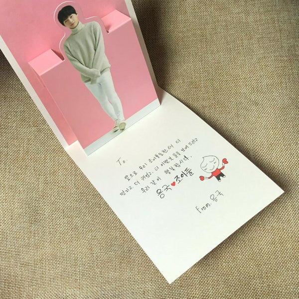 JBJ LONGGUO [True Colors] Official Pop Up Card Photocard, 2nd Mini / New / Gift