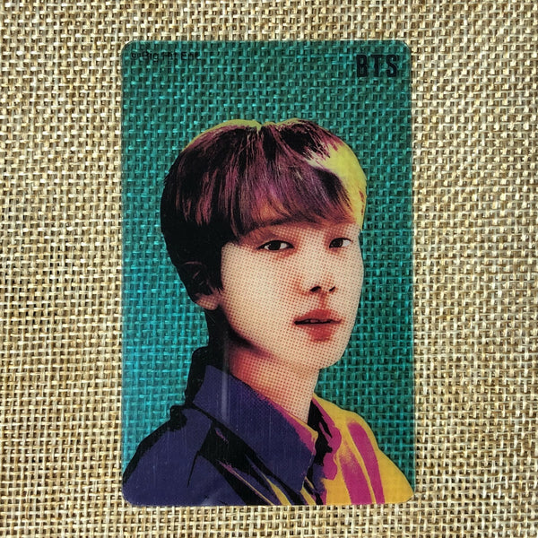 BTS JIN #2 [ MTPR Lens ] Official Transparent Photocard / New, Rare / Gift