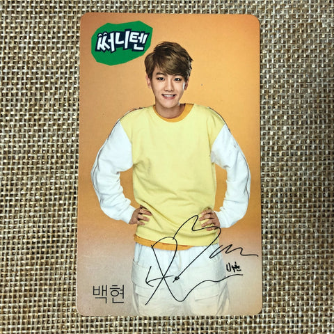 EXO BAEKHYUN [ SUNNY TEN SUNNY 10 ] Official Photocard, EXO-K / New / Gift