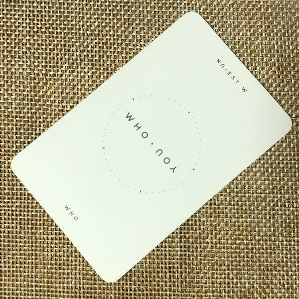 Nu'est ARON [ WHO, YOU ] Official Photocard, 2nd Mini Who Ver / New / Gift
