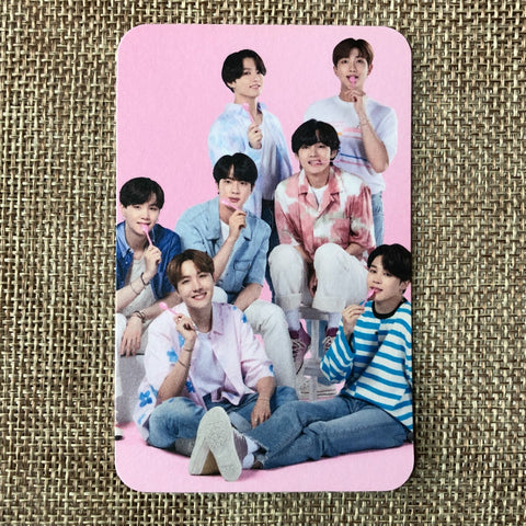 BTS GROUP [ BASKIN ROBBINS Ice Cream Spoon ] Official Photocard / New, Rare /GFT