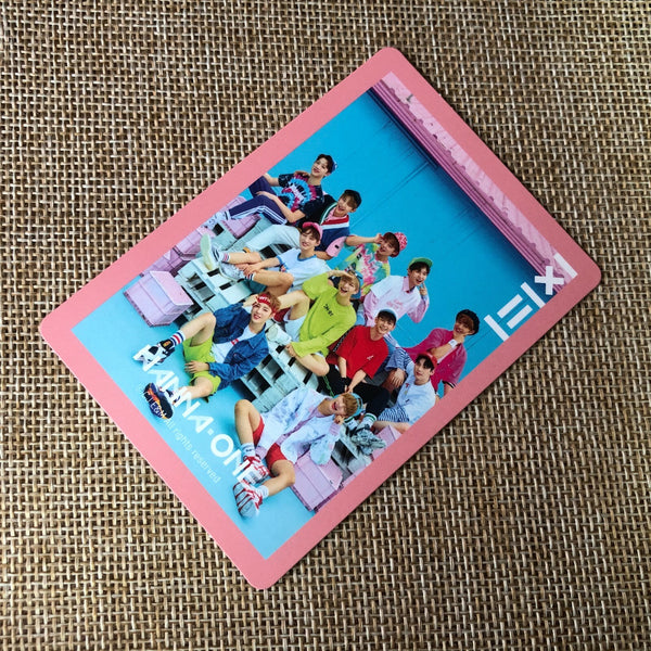 WANNA ONE GROUP [ TO BE ONE ] Official Photocard, Pink ver. / New / Gift