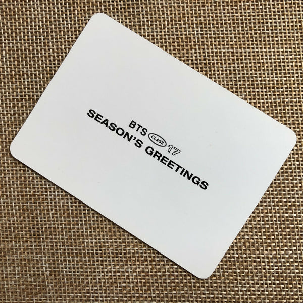 BTS J-HOPE [ 2017 Season's Greetings ] Official Photocard / New, Rare / Gift