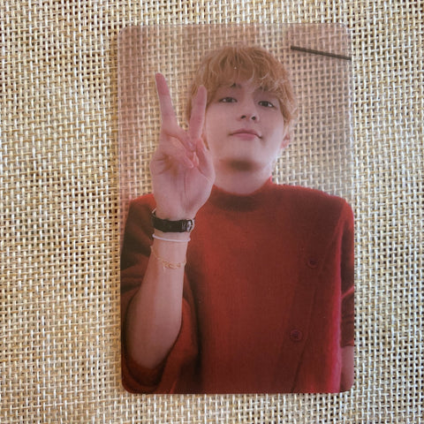 BTS V [ Layover ] Official PVC Transparent Photocard, Weverse POB / New / Gift