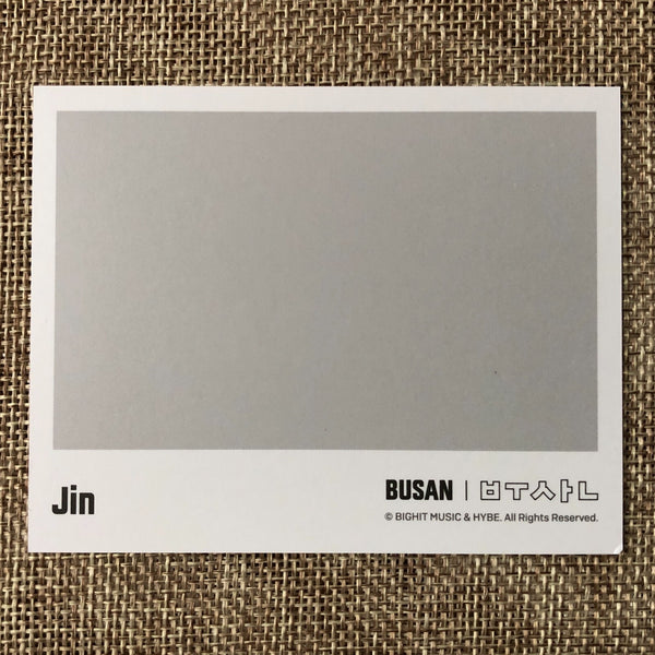 BTS JIN [ YET TO COME BUSAN MERCH ] Official Instant Photocard / New / Gift