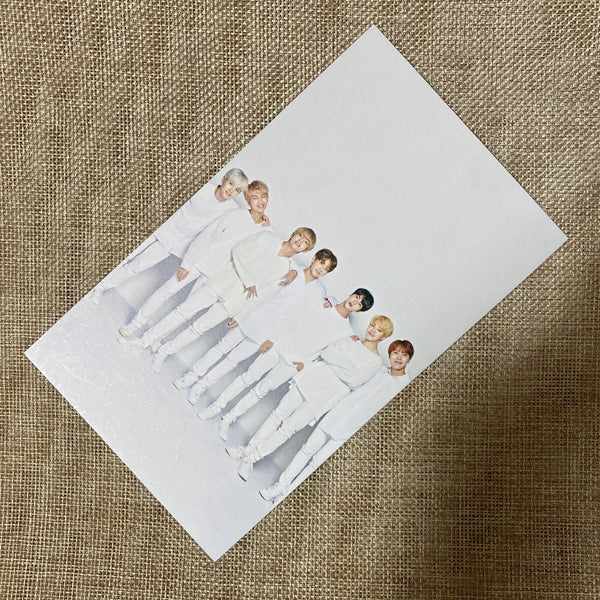 BTS GROUP #12 [ BTS X MEDIHEAL ] Official Postcard with All Members / New / Gift