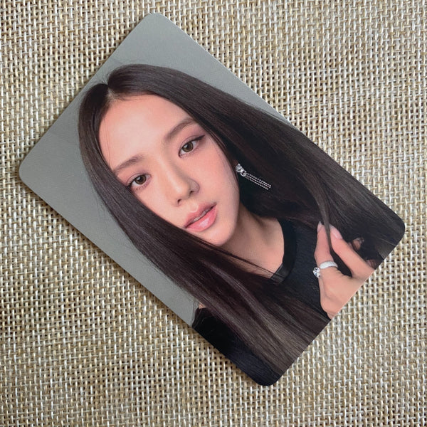 BLACKPINK JISOO [THE ALBUM Ktown4U] Official Photocard, Straight Hair / Gift