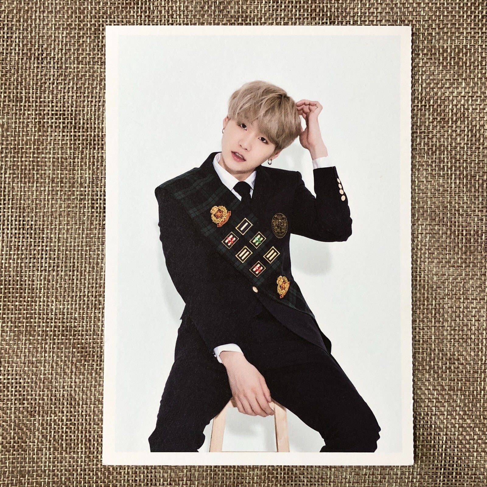 BTS SUGA [ 3rd ARMY Membership Kit ARMY ZIP ] Official Postcard / New / Gift
