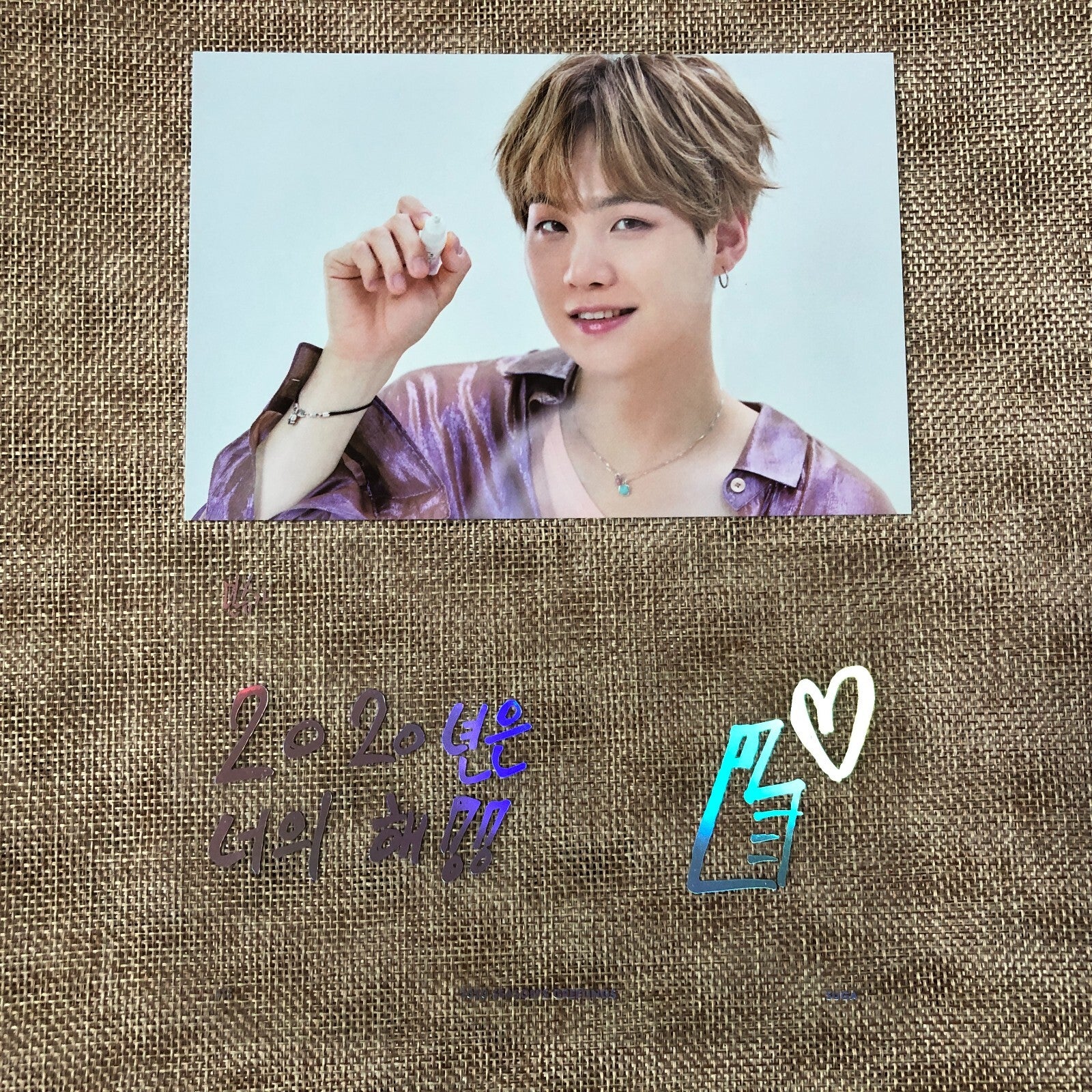 BTS SUGA [ 2020 Season's Greetings ] Official Limited Postcard Set / New / Gift