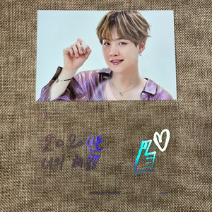 BTS SUGA [ 2020 Season's Greetings ] Official Limited Postcard Set / New / Gift