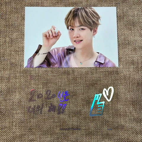 BTS SUGA [ 2020 Season's Greetings ] Official Limited Postcard Set / New / Gift