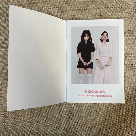 BLACKPINK JENNIE JISOO [2022 Welcoming Collection] Official Mini Notebook / Gift