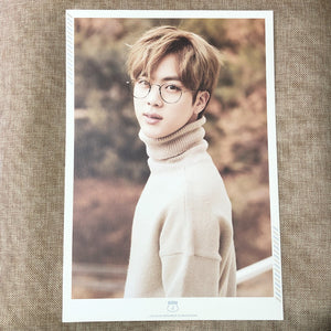 BTS JIN [ 2nd Muster ZIP CODE 22920 ] Official Mini Poster / New / Gift
