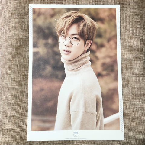 BTS JIN [ 2nd Muster ZIP CODE 22920 ] Official Mini Poster / New / Gift