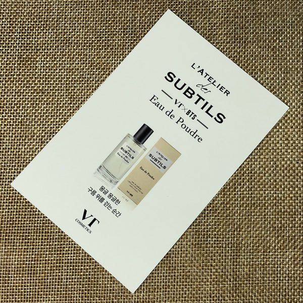BTS JIMIN #1 [VT Cosmetics L'atelier Des Subtils] Official Postcard / New / Gift