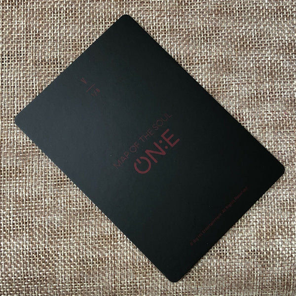 BTS V 1/8 [Map of the Soul ON:E] Official Mini Photocard, ONE Ver. / New / Gift