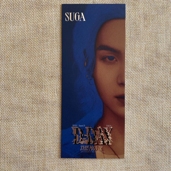 BTS SUGA [That's The Ticket] Official Photo Ticket Set, Movie AGUST D / Gift