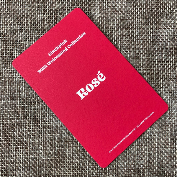 BLACKPINK ROSE #4 [ 2022 Welcoming Collection ] Official Photocard / New / Gift