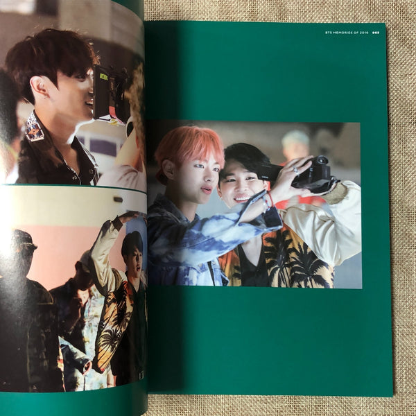 BTS GROUP [ Memories of 2016 ] Official Photobook + DVD Set / New / Gift