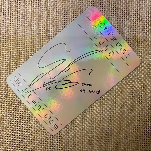 EXO SUHO #4 [ Self Portrait ] Official Photocard, 1st Mini Album / New / Gift