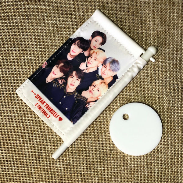 BTS GROUP [Speak Yourself World Tour Concert] Official Mini Flag / OPENED / Gift