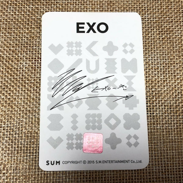 EXO CHEN [ COEX ARTIUM SUM Limited ] Official Photocard, SMTOWN / New / Gift