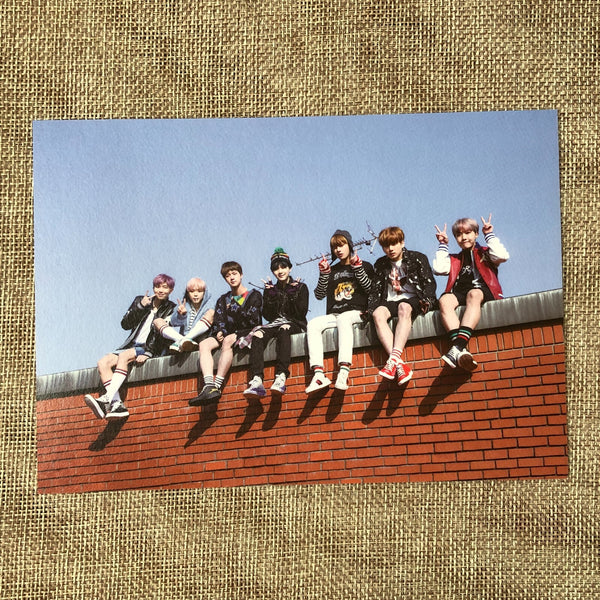 BTS GROUP [ Memories of 2017 ] Official DVD Postcard / New / Gift