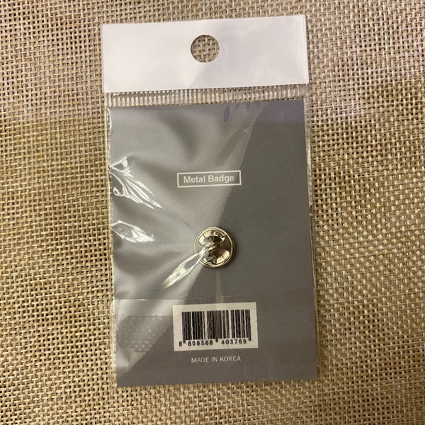 ATEEZ  [ Logo Metal Pin Badge ] Official Goods / New, Rare / +Gift