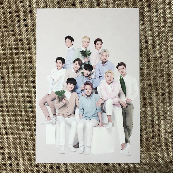 EXO GROUP [ Nature Republic ] Official Limited Postcard, EXO-K / New / Gift