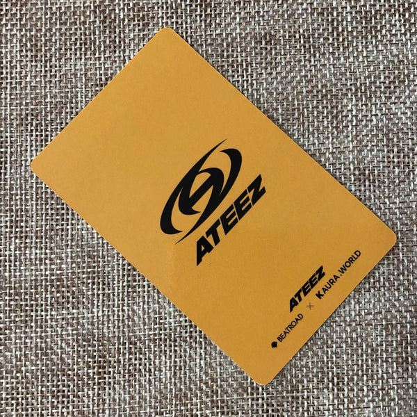 ATEEZ WOOYOUNG [THE WORLD EP.1 : MOVEMENT Beatroad POB] Official Photocard, A