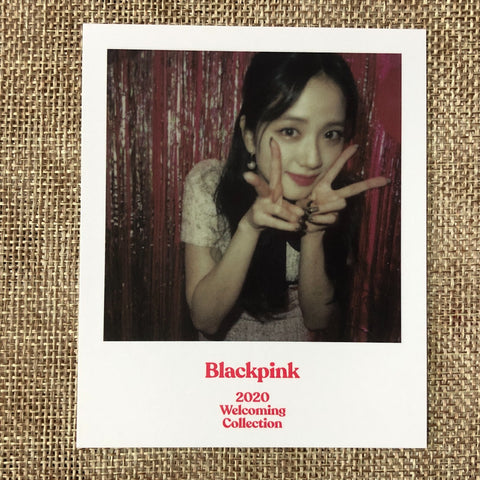 BLACKPINK JISOO [2020 Welcoming Collection] Official Polaroid Photocard / Gift