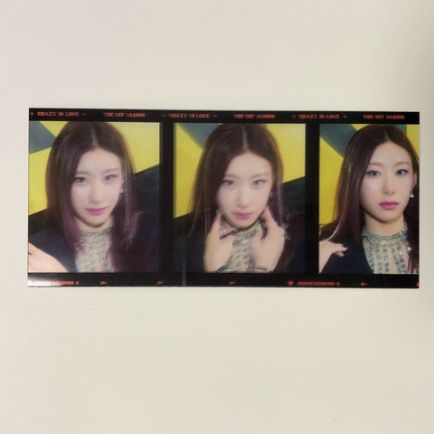 ITZY CHAERYEONG [CRAZY IN LOVE Special Ed.] Official Film Photocard / New / Gift