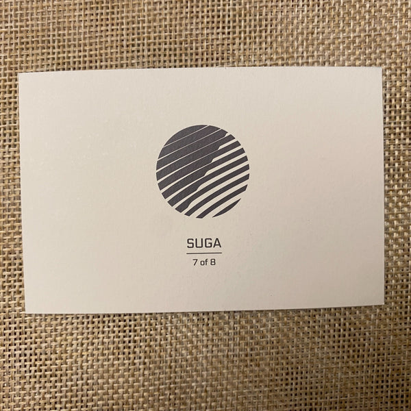 BTS SUGA 7/8 [Wings Tour Final Concert] Official Mini Photocard / New, Rare /+G