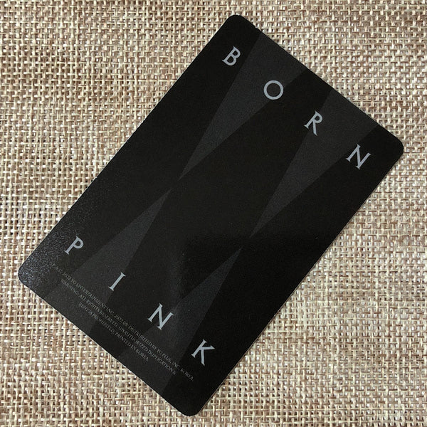 BLACKPINK JENNIE #1 [ Born Pink ] Official Photocard, Digipack Ver. / New / Gift