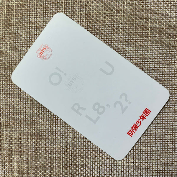 BTS GROUP [ O!RUL8,2? ] Official Photocard, 1st Mini Album ORUL82 / New / Gift
