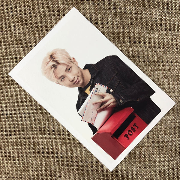 BTS RM RAP MONSTER [ ARMY 2nd Muster ZIP CODE 22920 Official Postcard ] Rare /+G