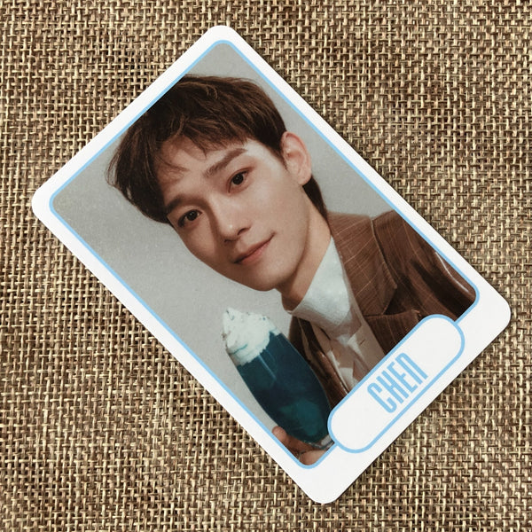 EXO CHEN [CREAM SODA POP-UP] Official Trading Card Photocard, B Ver. / Gift