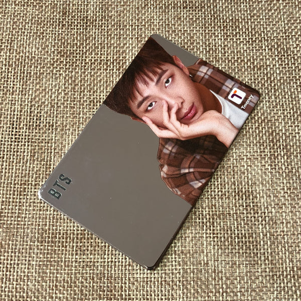 BTS RM [ 2021 CU T-Money ] Official Mirror Transparent Photocard / New / Gift