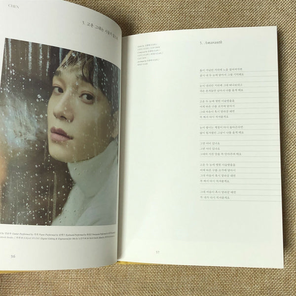 EXO CHEN [Dear My Dear] Official 2nd Mini Album Dear Ver, CD+Photobook / Gift