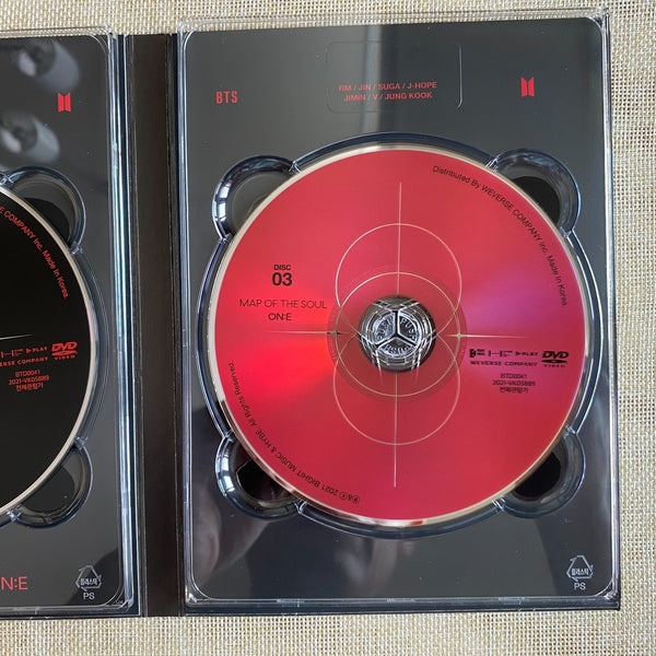 BTS GROUP [ Map of the Soul ON:E ] DVD SET, 3 Disc / ONE / New, Rare / Gift