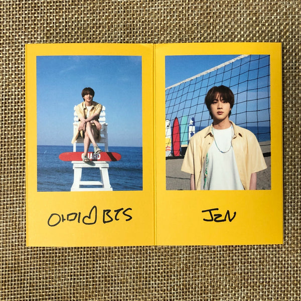 BTS JIN [ Butter ] Official Folded Message Card Photocard / New / Gift
